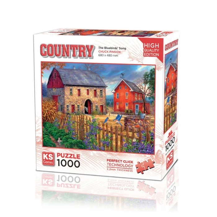 20676 The Bluebirds Song 1000 Parça Puzzle -ks Puzzle