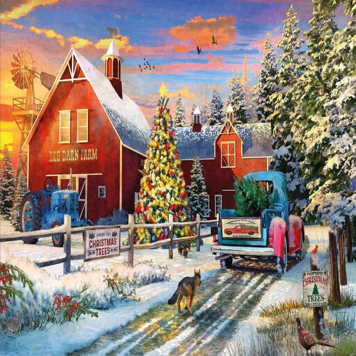 20753 Puzzle 1000 Red Barn Farm