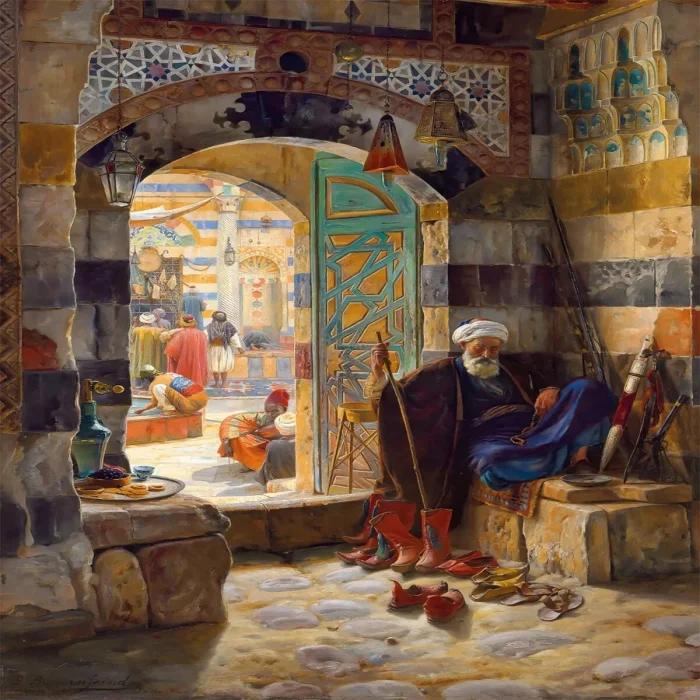 20755 Puzzle 1000 Warden Of The MosQue Damascus