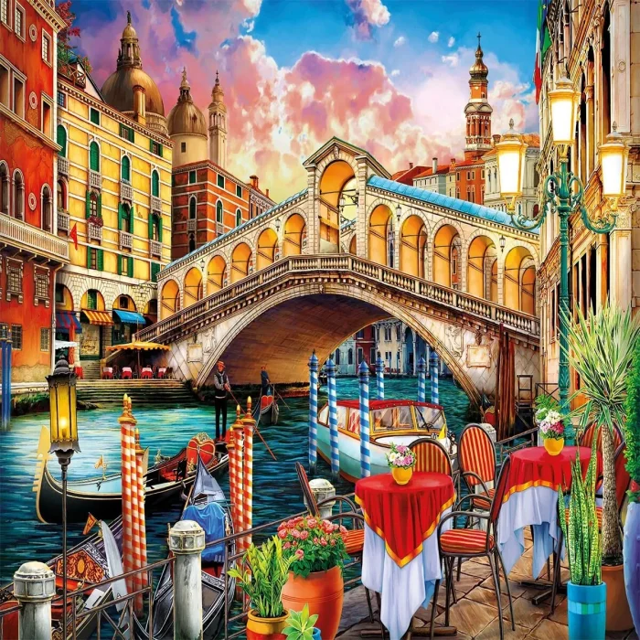 20757 Puzzle 1000 Riatto Bridge İn Venice
