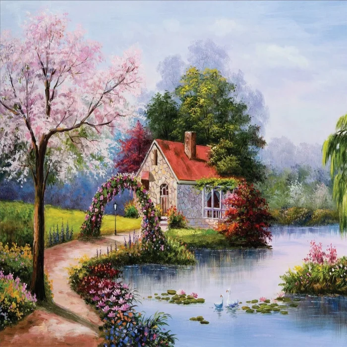 20782 Puzzle 1000 Lake House