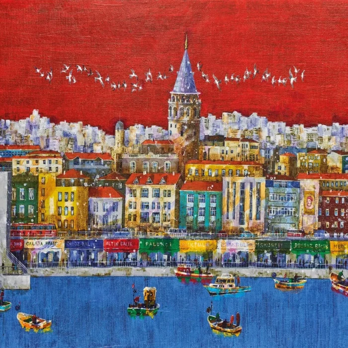 20791 Puzzle 1000 İstanbul Kırmızısı