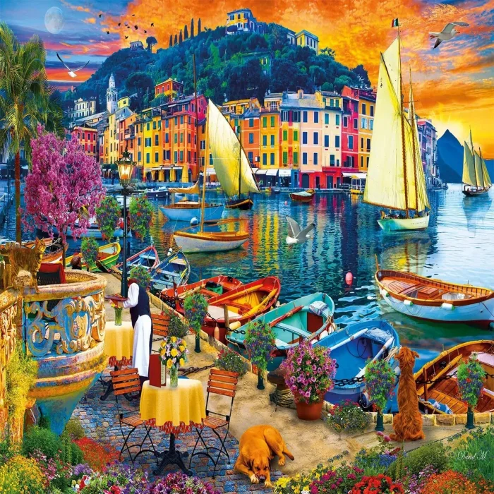 20812 Puzzle 1000 Evening İn Portofino