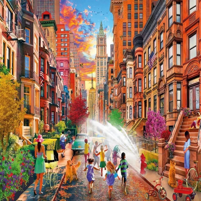 20813 Puzzle 1000 Hot Summer Days Nyc