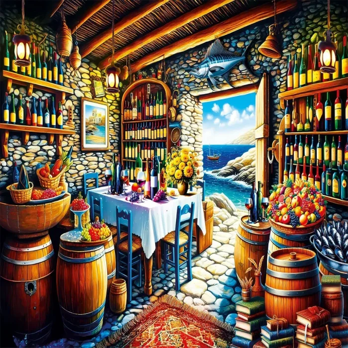 20827 Puzzle 1000 Wine House
