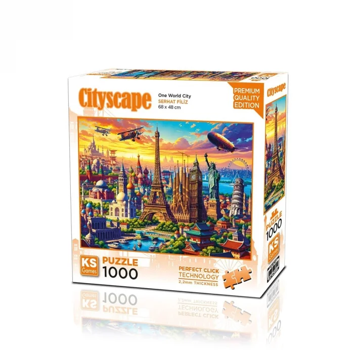 20854 Puzzle 1000 One World City