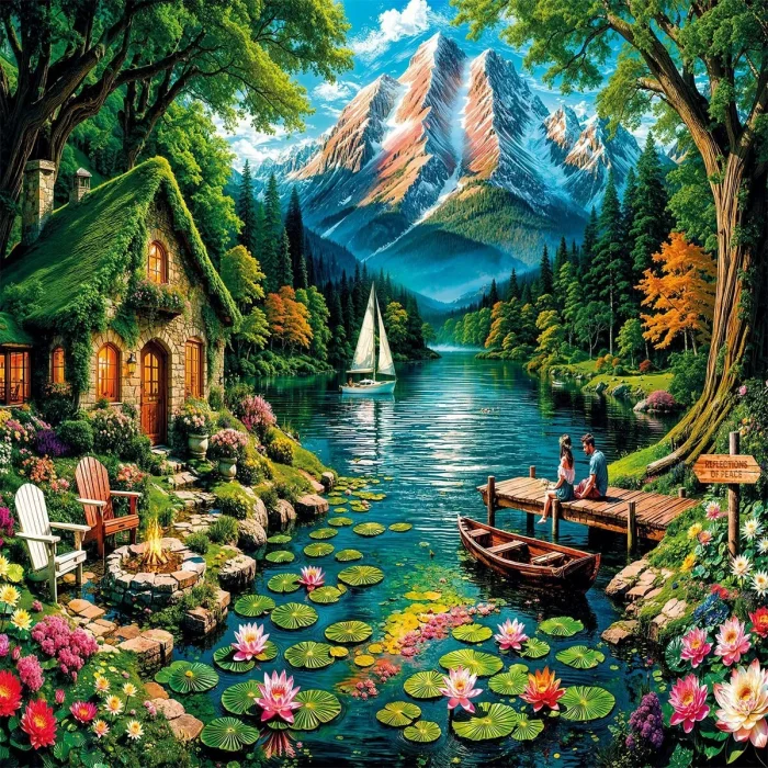 20856 Puzzle 1000 Reflections Of Peace