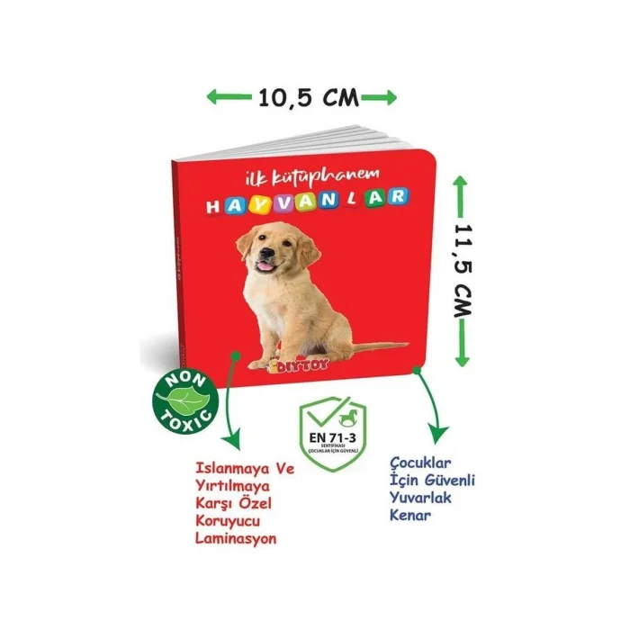 2090 Dıytoy, İlk Kütüphanem-ilk Sözcükler 8li Mini Kitap Seti