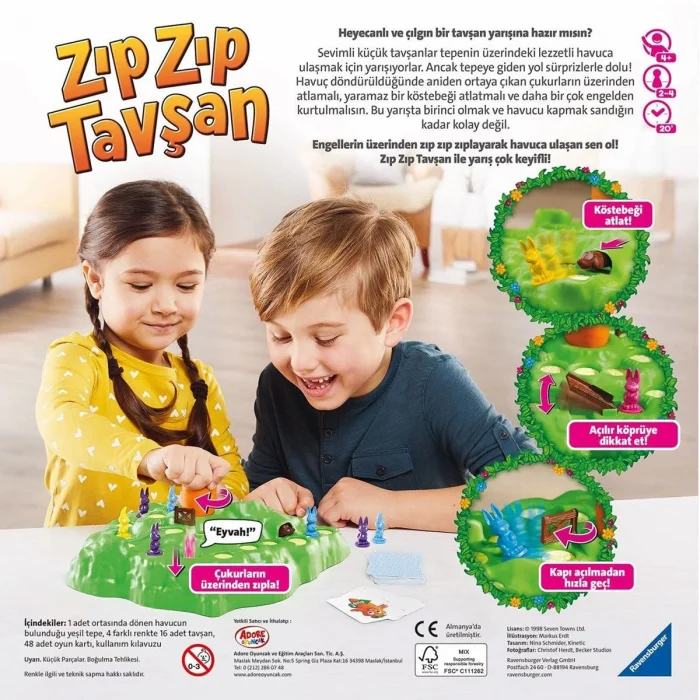 209767 Ravensburger - Zıp Zıp Tavşan +4 Yaş