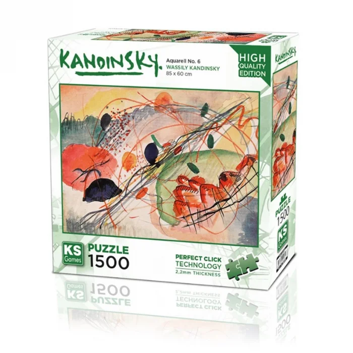 22031 Aquarell No:6 1500 Parça Puzzle -ks