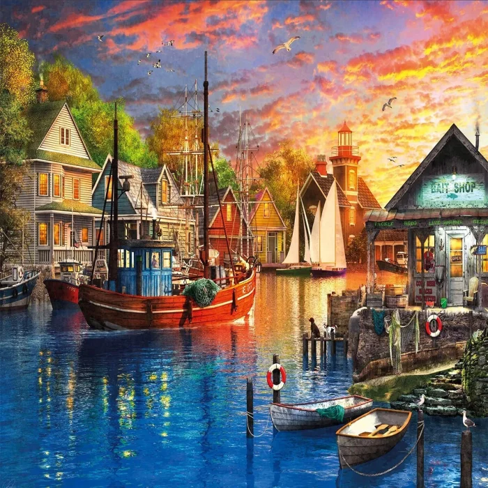 23023 Puzzle 3000 American Harbour Sunset