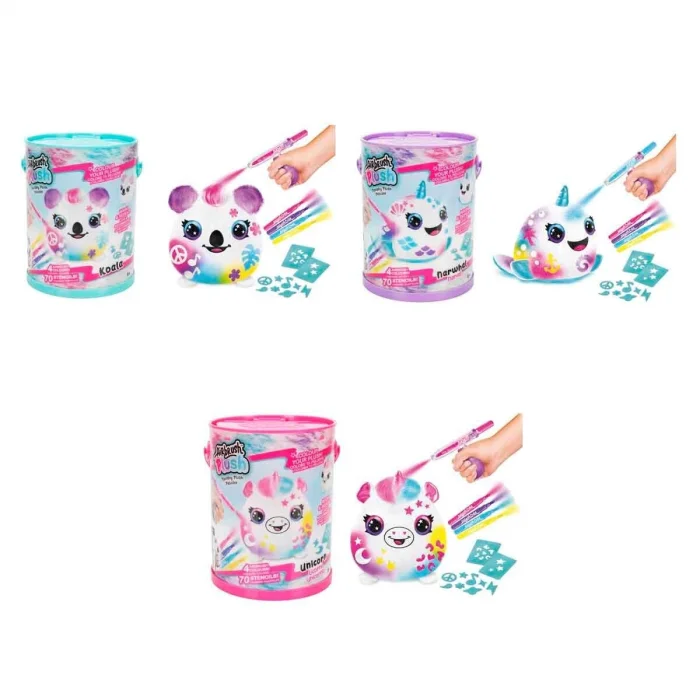 28779 Sun-cnl-hobi Set Aırbrush Plush SQuısh Plush Bucket