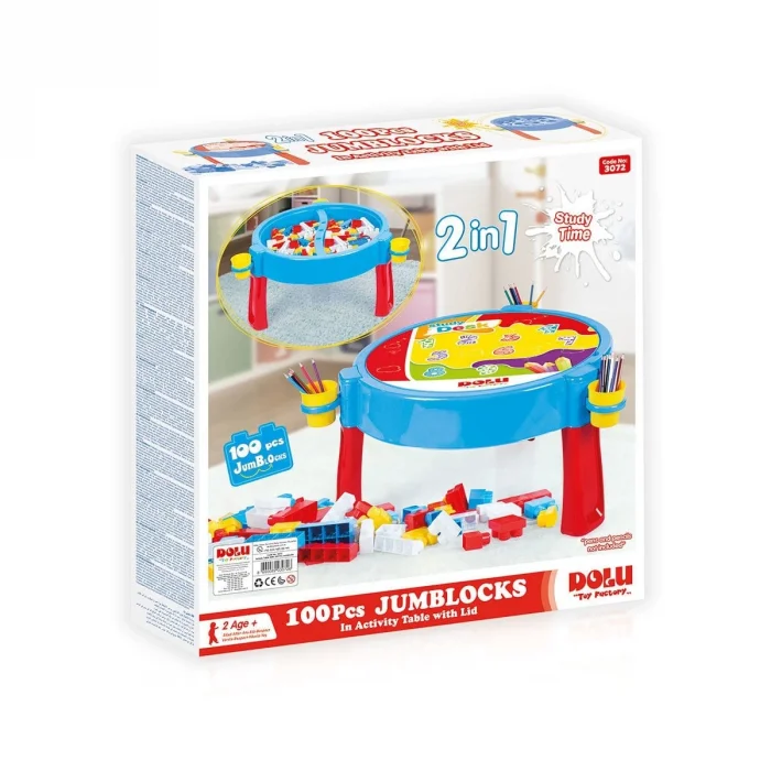 3072 100 Parça Mega Bloklu Aktıvıte Masası
