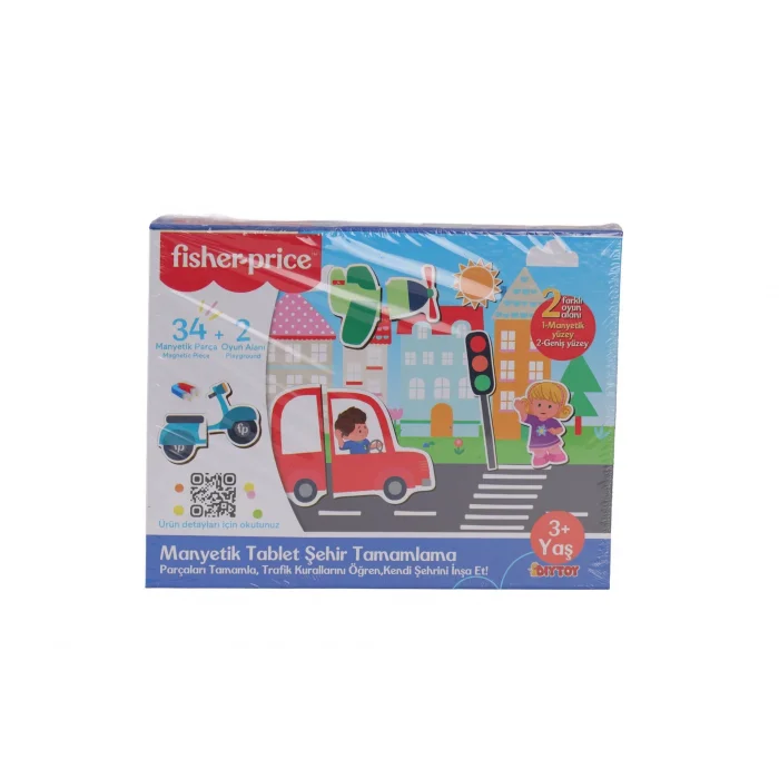 3127 Fisher Price Manyetik Tablet Şehir Tamamlama