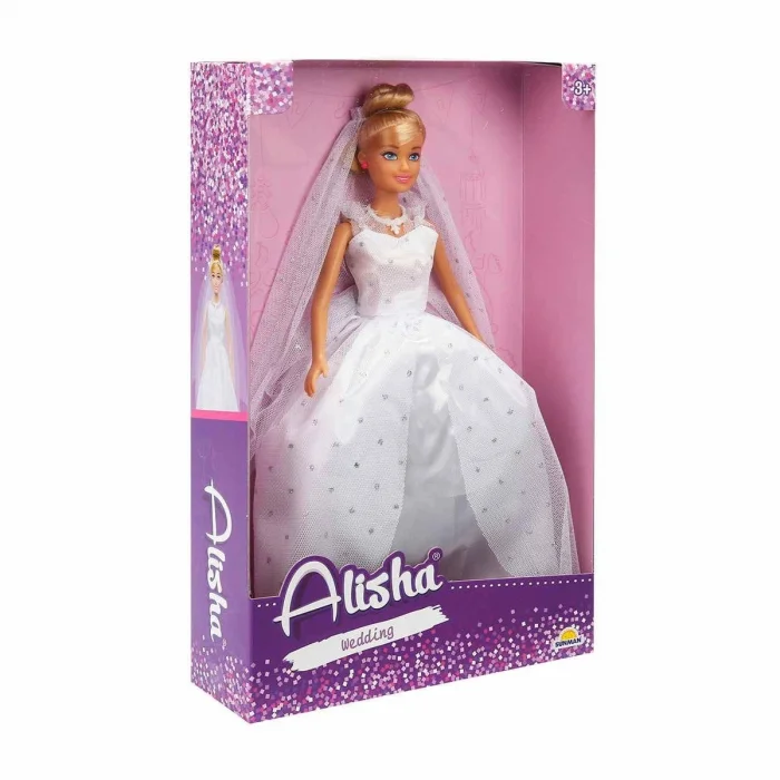 3381 Sun-rst-sıs-gelinlikli Manken Bebek Alisha 29 Cm - Sunman