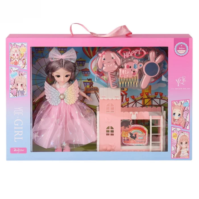 3688-164a Aksesuarlı Kanatlı Bebek Oyun Seti -karsan