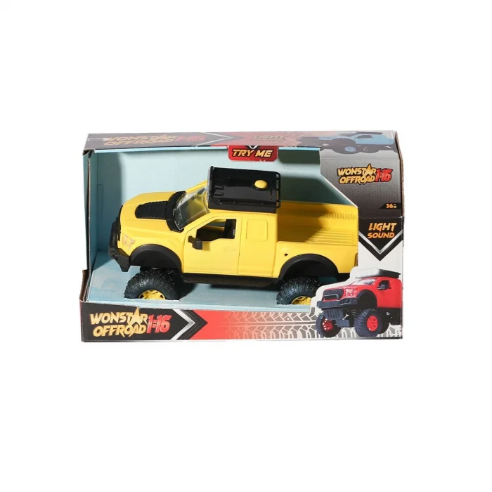 4016 Sesli Ve Işıklı Wonstar Offroad  Araba 1:16  -zuzutoys
