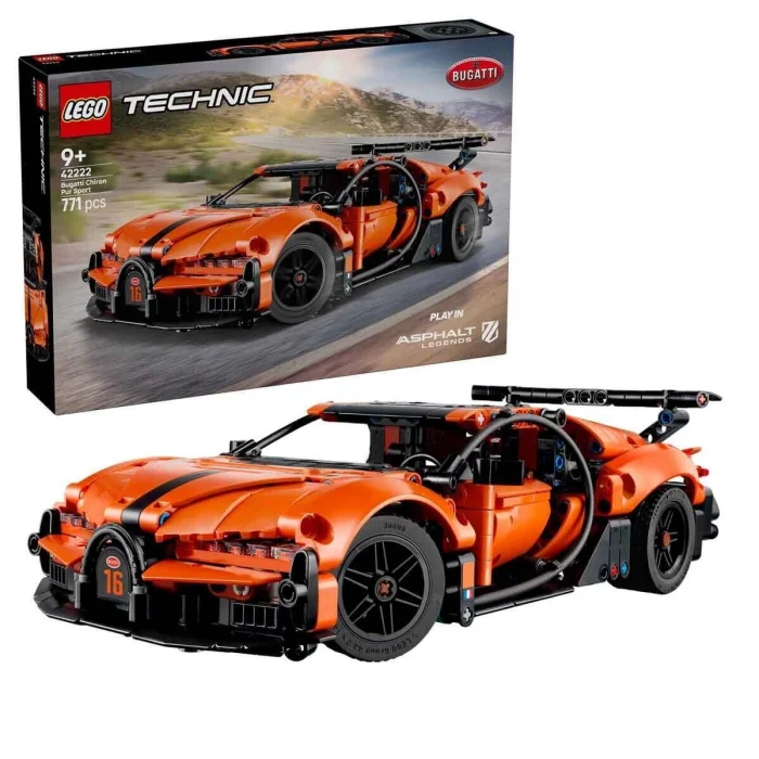 42222 Lego Technic Bugatti Chiron Pur Sport 771 Parça +9 Yaş