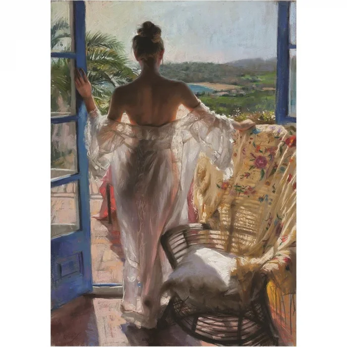 4427/art Bekleyiş /1000 Parça Puzzle