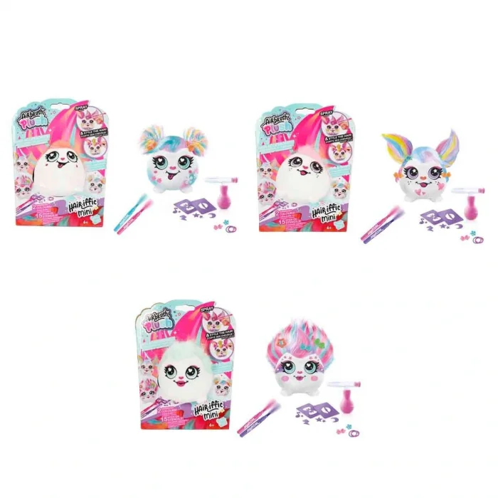 45539 Sun-cnl-hobi Set Aırbrush Plush Haır Iffıc Mını 3r