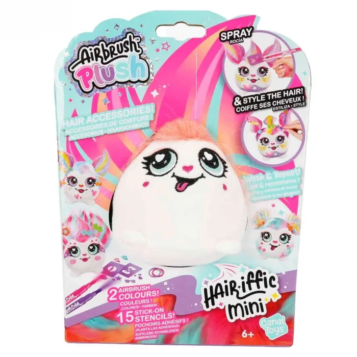 45539 Sun-cnl-hobi Set Aırbrush Plush Haır Iffıc Mını 3r