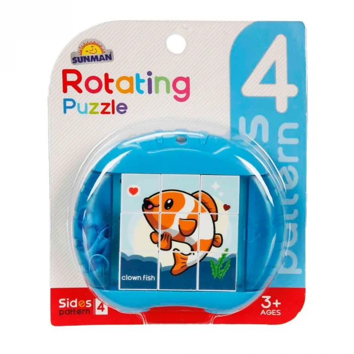 4836 Sun-yfn-dönen Puzzle Balık Temalı