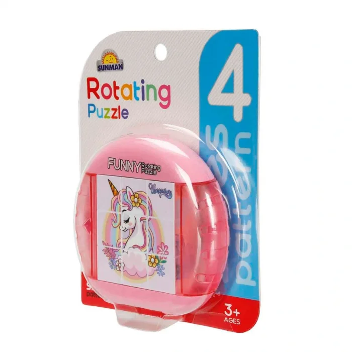 4837 Sun-yfn-dönen Puzzle Unıcorn Temalı