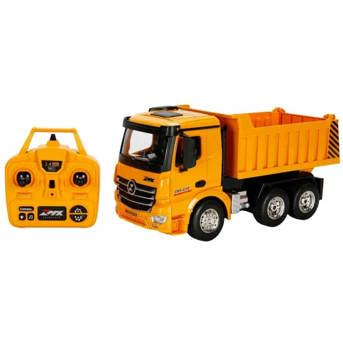 5083 Sun-rst-rc İş Makinesi 1 18 Damperli Kamyon Ff Işıklı 9ch 3 7v Usb 2 4ghz