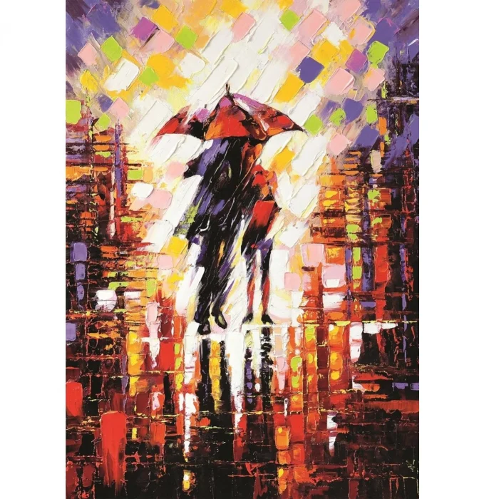 5090/art Art Puzzle, Şemsiye Altındaki Aşk 500 Parça Puzzle
