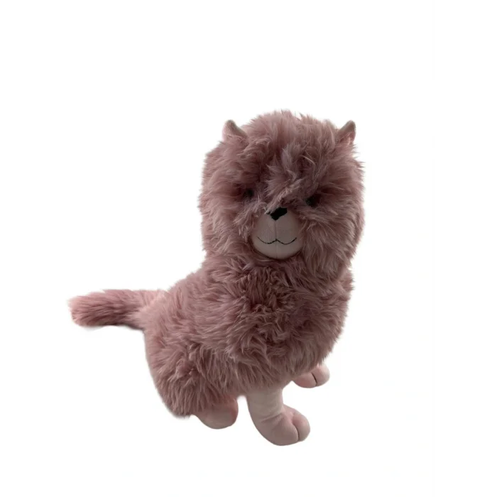 5117 Puffy Oturan Pembe Kedi