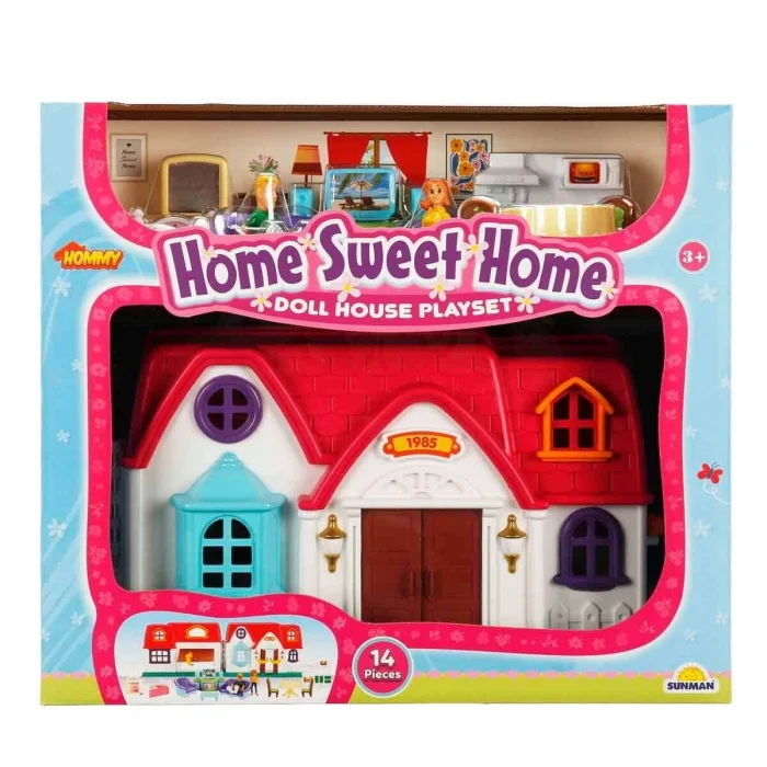 5676 Sun-sabc-hmy-ev Oyun Set Home Sweet Home 14 Prç