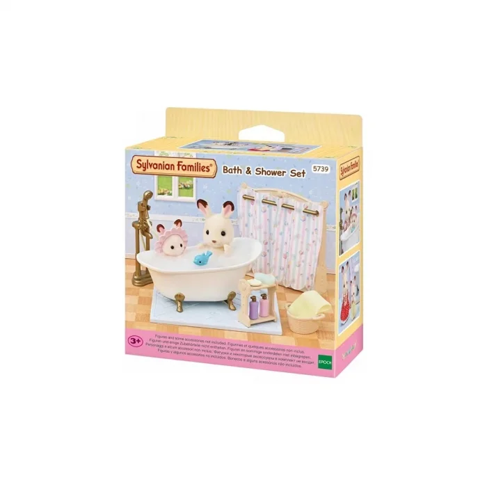 5739 Sylvanian Families Banyo Ve Duş Seti (figürler Dahil Değildir) +3 Yaş