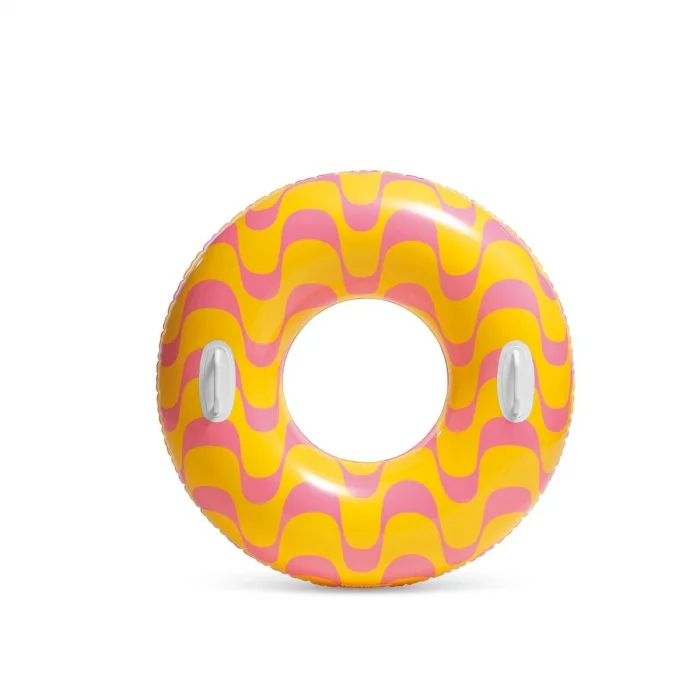 59256 Tutamaçlı Girdap Halkaları Desenli Simit 91 Cm