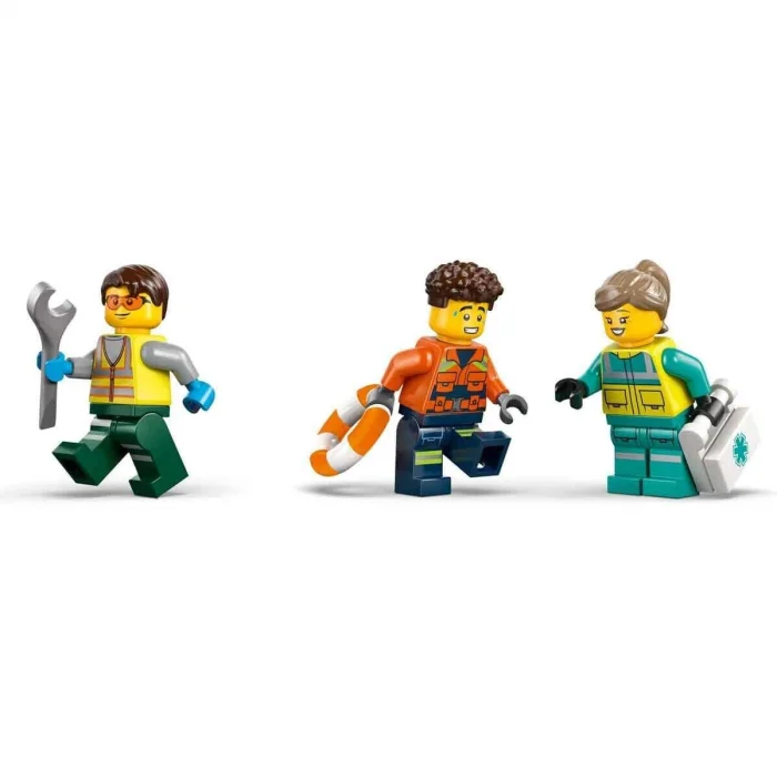60505 Lego City Uçak, Servis Kamyonu Ve Hoverkraft 990 Parça +7 Yaş