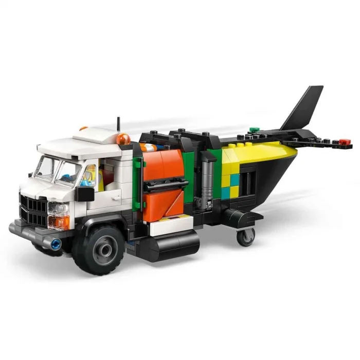 60505 Lego City Uçak, Servis Kamyonu Ve Hoverkraft 990 Parça +7 Yaş