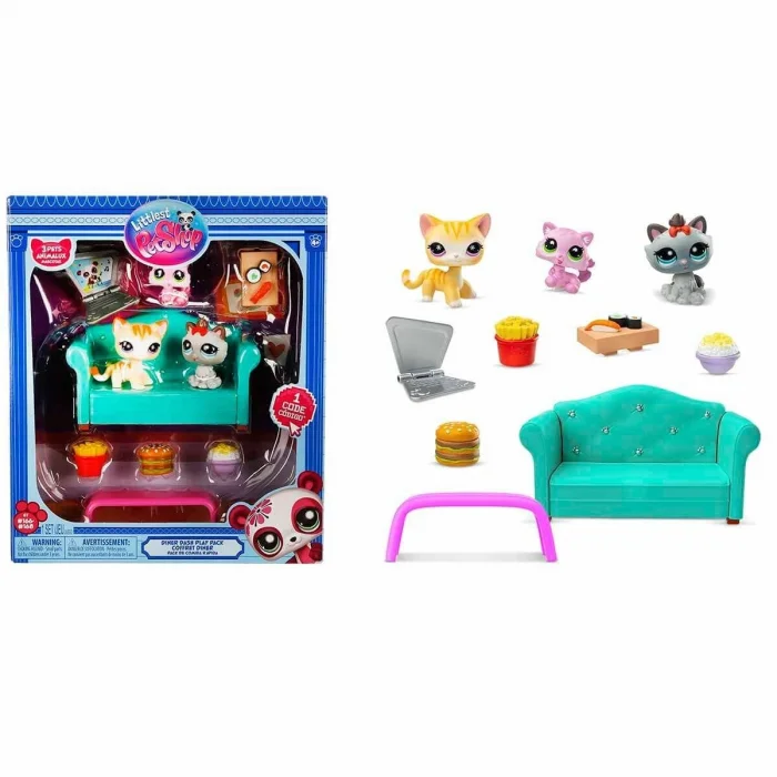 6360 Sun-littlest Pet Shop Minişler Lokanta Oyun Seti