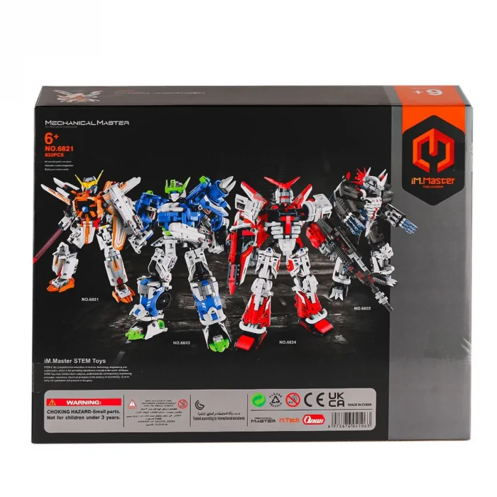 6821 Imm Savaşçı Robot Blok Seti 833 Parça