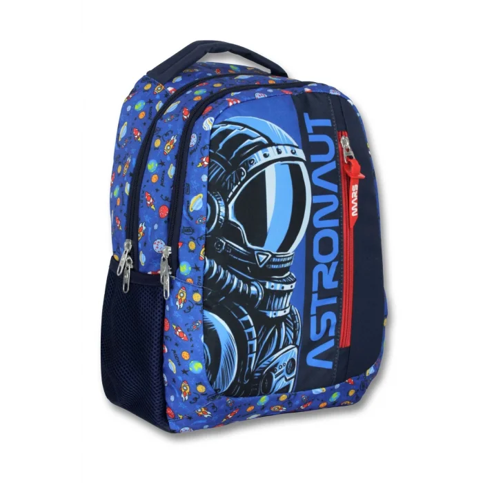 Cennec 5006 (Astronot - Lacivert Mavi - Erkek Çocuk) Okul Çantası