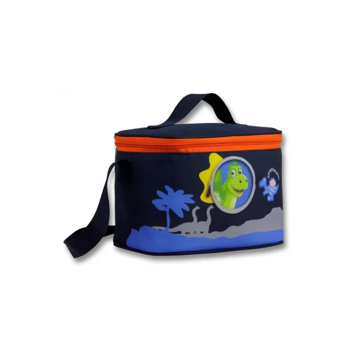 Ümit Çanta Erkek Çocuk Beslenme Çantası ( Isı Yalıtımlı) - Sevimli Dinazor - Mavi Kırmızı - 5010