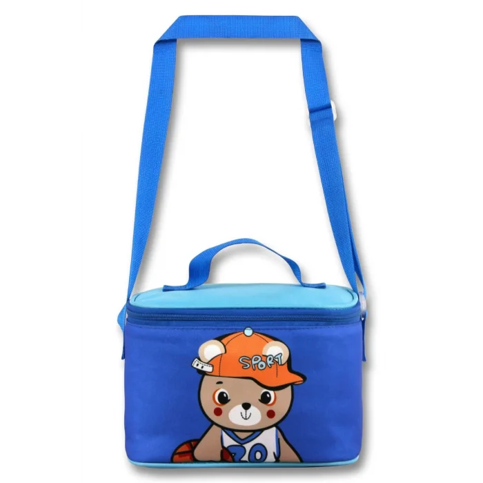 Ümit Çanta Erkek Çocuk Beslenme Çantası (Thermo Isı Yalıtımlı) - Şapkalı Ayıcık - Mavi - 5022