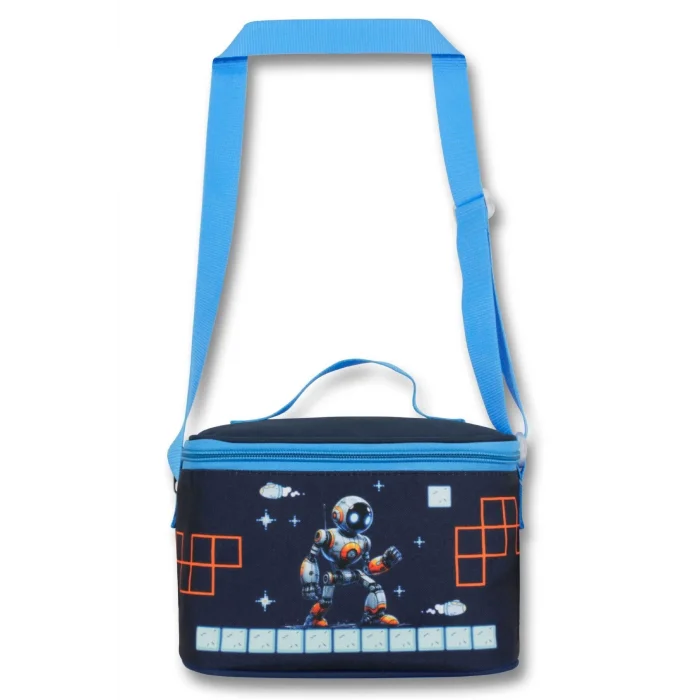 Ümit Çanta Erkek Çocuk Beslenme Çantası (Thermo Isı Yalıtımlı) - Oyun Konsolu - Mavi Siyah - 5031