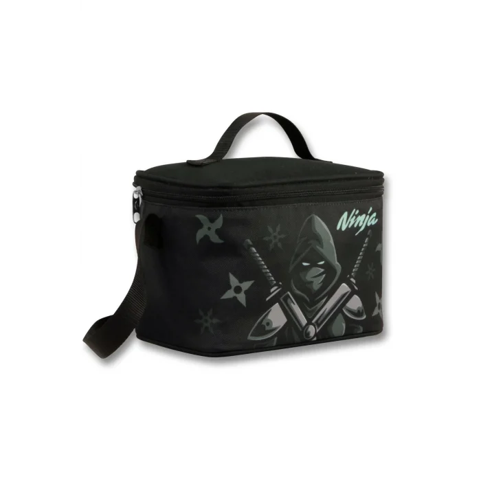 Ümit Çanta Termoslu/Isı Yalıtımlı Beslenme Çantası - 5067 - Ninja, Siyah Turkuaz (Erkek Çocuk)