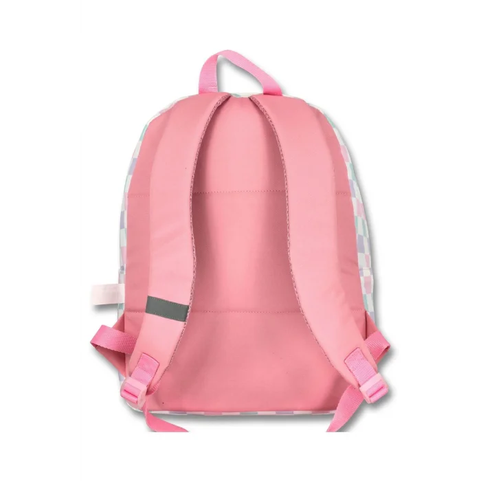 Ümit Çanta Kız Çocuklar İçin Mor Yeşil Renkli Love Baskılı Okul Çantası - 5084 - Deri Love Yazılı