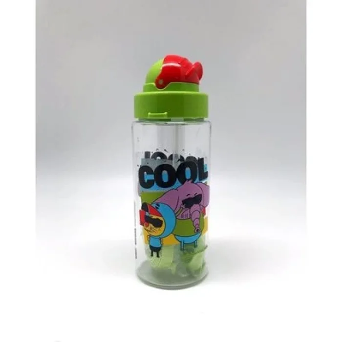 GIPTA K222027 KRAL ŞAKİR DESENLİ PİPETLİ TRİTAN MATARA 500CC