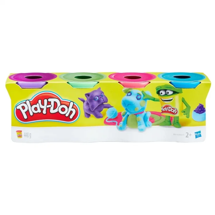 Play-Doh 4 Lü Çocuk Oyun Hamuru