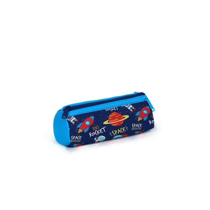 Kids Lacivert Mavi Uzay Desenli 3’lü Okul Çanta Seti SET0123470