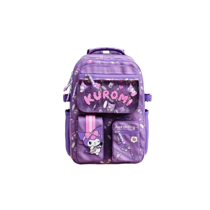 TMN 3223 5 BÖLMELİ OKUL ÇANTASI MOR