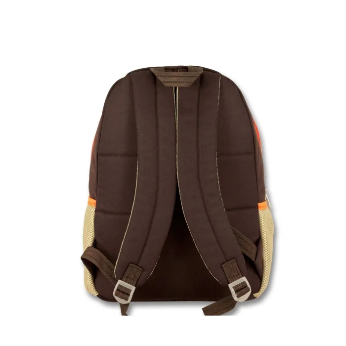 Ümit Çanta Cennec Ortaokul Kolej Lise ve Günlük Sırt Çantası - Kahverengi-Turuncu - Erkek