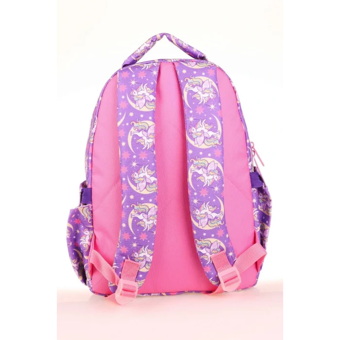 Kids Mor Unicorn Kız Çocuk Okul Sırt Çantası