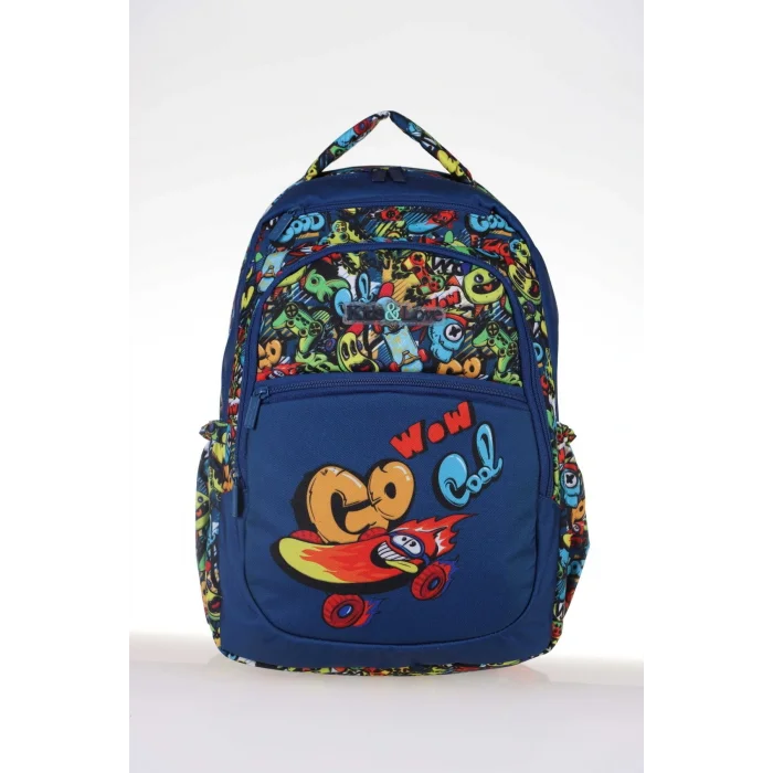 Kids & Love Design Skateboard Okul Çantası 39x29x16